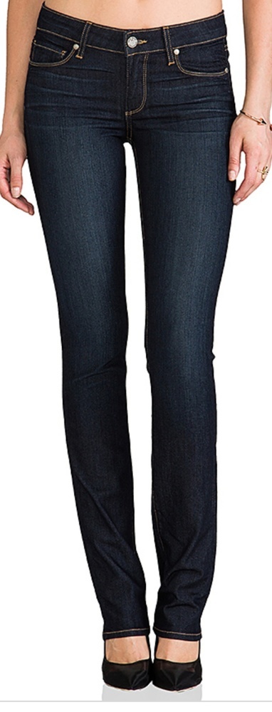 Paige Skyline Straight Jean Sz27 Dark Wash